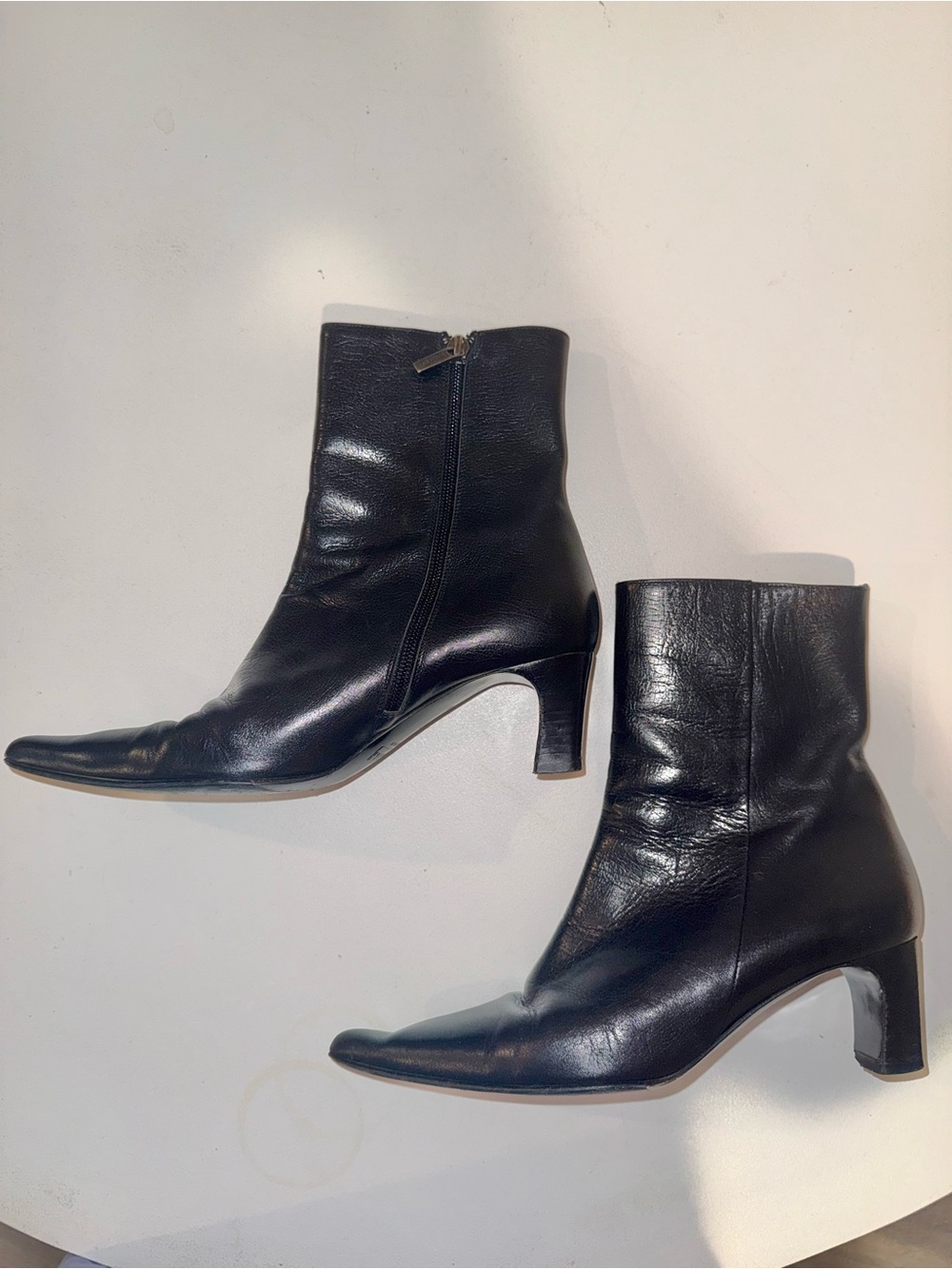 Fratelli Rossetti classic black leather ankle boots